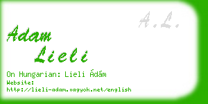 adam lieli business card