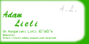 adam lieli business card